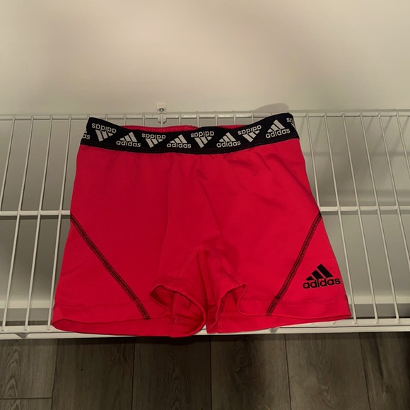 (WOMENS) Adidas athletic spandex’s shorts - Picture 1 of 3